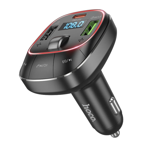 Hoco E76 Pole PD30W + QC3.0 Car Bluetooth FM Transmitter(Black) Hoco E76 Pole PD30W + QC3.0 Car Bluetooth FM Transmitter(Black)